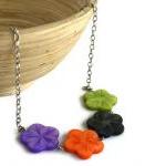 Chunky necklace, Hawaiian f..