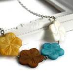 Chunky necklace, Hawaiian f..