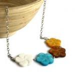 Chunky necklace, Hawaiian f..
