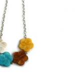 Chunky necklace, Hawaiian f..