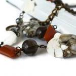 Orange and Brown Gemstone N..