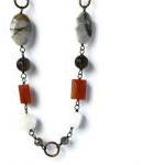 Orange and Brown Gemstone N..