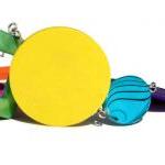 Chunky bracelet in rainbow ..