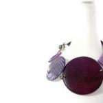 Purple chunky bracelet with..