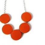 Tango Orange Chunky Necklac..